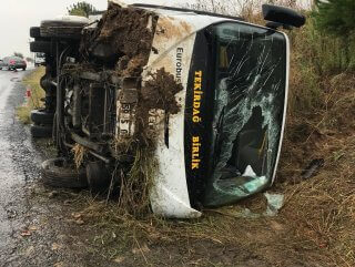 Tekirdağ'da kaza: 8 yaralı