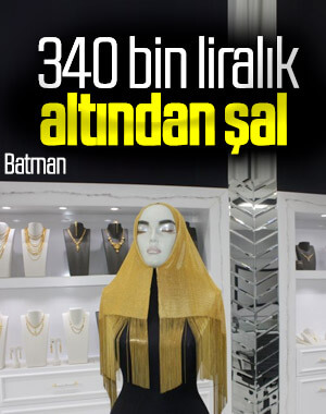 Batman'da altından şala büyük ilgi