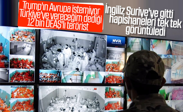 İngiliz gazeteci Suriye’deki DEAŞ kampını ziyaret etti