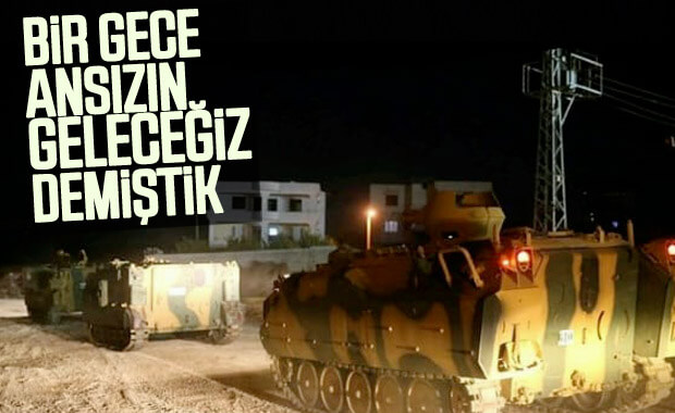 Kara harekatından ilk fotoğraflar