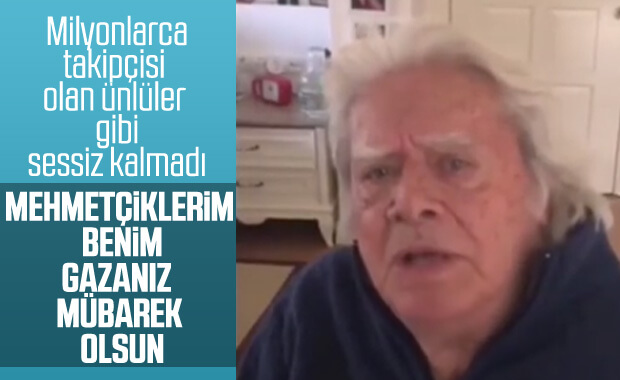 Cüneyt Arkın'dan Barış Pınarı Harekatı'na destek videosu