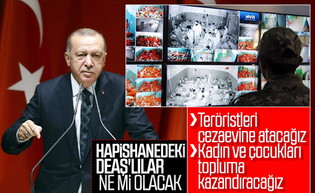 Cumhurbaşkanı tutuklu DEAŞ'lılara ne yapılacağını açıkladı