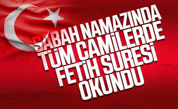 Camilerde Fetih Suresi okundu, dualar edildi