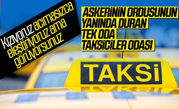 Taksiciler Esnaf Odası'ndan Mehmetçik'e destek