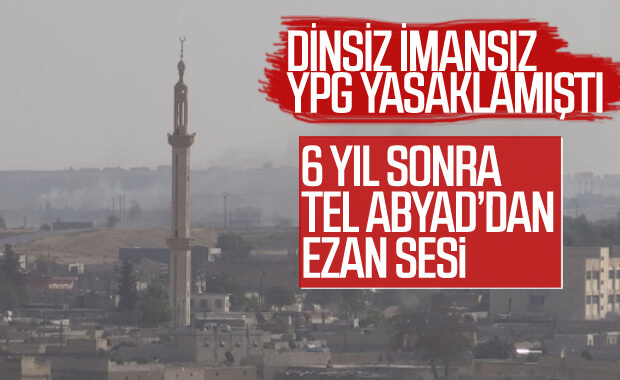 Tel Abyad'da yıllar sonra yeniden ezan sesi