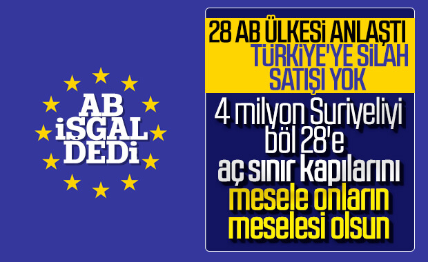 Avrupa Birliği, Türkiye'ye silah ambargosu kararı aldı