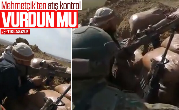 Türk askerinden SMO askerine atış eğitimi