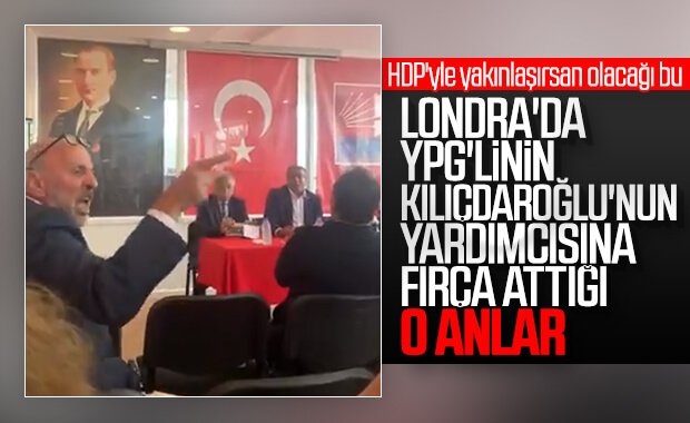 Londra'da CHP toplantısında ortalık karıştı