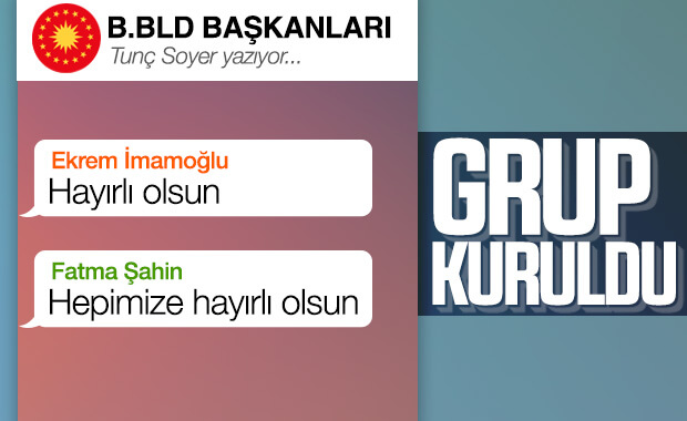Büyükşehir belediye başkanları WhatsApp grubu kuruldu