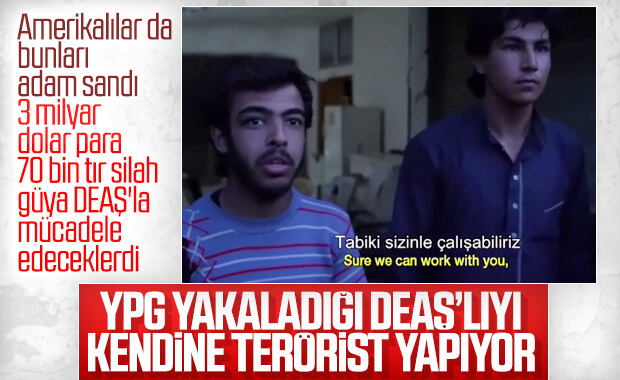 YPG'lilerin kendine kattıkları DEAŞ'lı teröristler