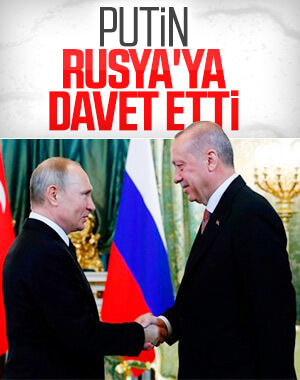 Putin'den Cumhurbaşkanı Erdoğan'a davet