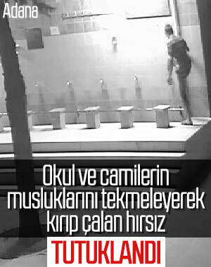 Adanalı okul ve cami hırsızı yakalandı