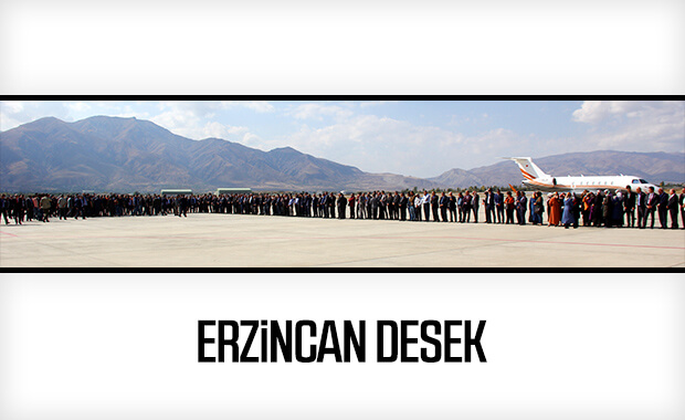 Binali Yıldırım'a memleketi Erzincan'da sıcak karşılama