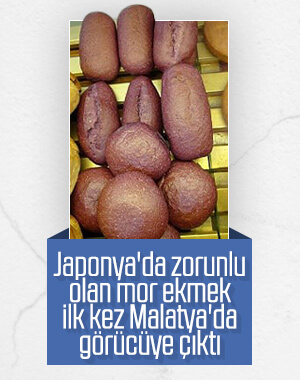 Mor ekmek Malatya'da üretiliyor