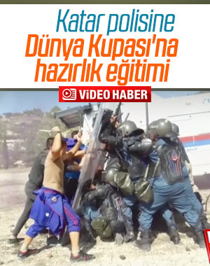 Katar polisine Türkiye'de eğitim
