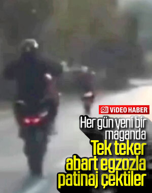 Düğünde motosikletli magandaların konvoyu