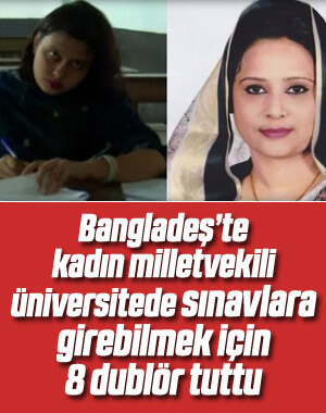 Bangladeş'te vekilin 8 dublörü sınavlara girdi