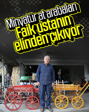Manisa'da at arabaları Faik Usta'nın elinden çıkıyor