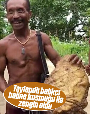 Balina kusmuğu ile zengin oldu