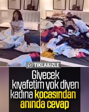 Evden çıkmak istemeyen kadının bahanesine eşinden tepki