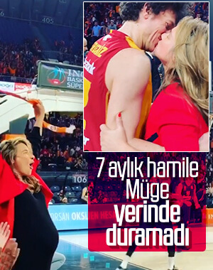Müge Boz'dan galibiyet öpücüğü