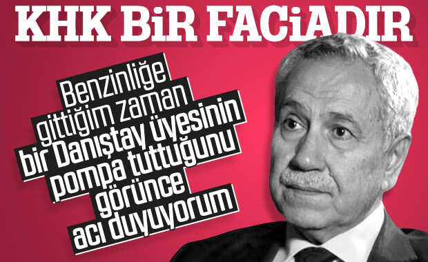Bülent Arınç, KHK'lılardan özür diledi