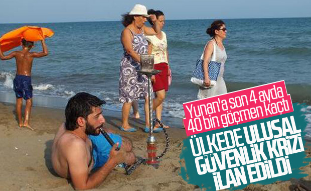Yunanistan'da göçmen krizi yaşanıyor