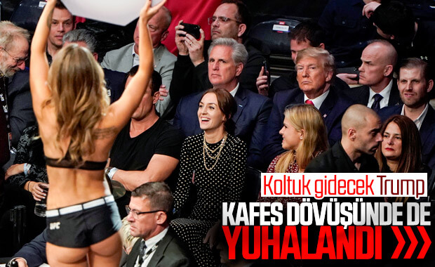 Trump, kafes dövüşü izledi