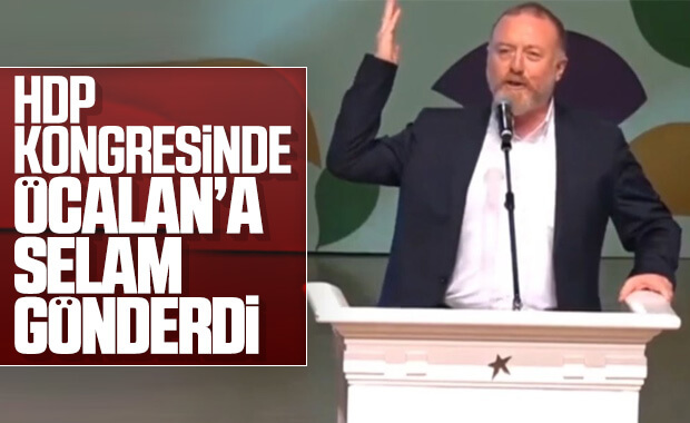 HDP kongresinde terörist elebaşına selam yollandı