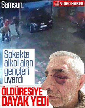 Alkollü gençleri uyaran yönetici dayak yedi