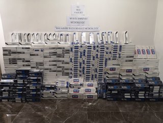 Malazgirt'te kaçak sigara operasyonu