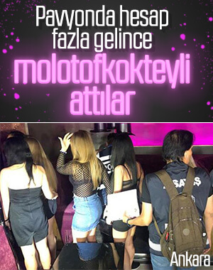 Ankara'da pavyonda hesabı fazla gören müşteriden saldırı