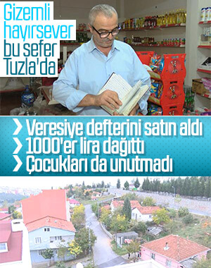 Hayırsever biri bakkaldaki veresiye borçları kapattı
