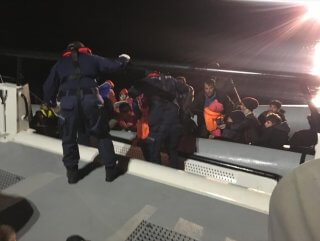 Çanakkale'de 70 kaçak göçmen yakalandı