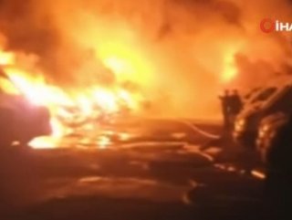 Rusya'da 13 minibüs aynı anda kundaklandı
