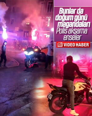 İstanbul'da doğum günü magandaları