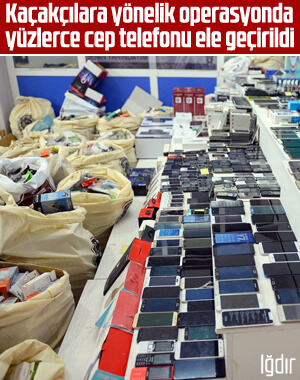 Iğdır'da kaçakçılara operasyon