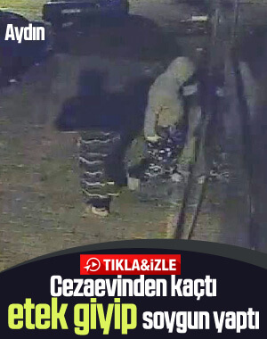 Cezaevinden firar eden hırsız etek giyip soygun yaptı