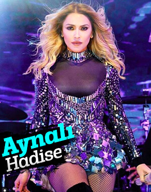 Hadise aynalı elbise giydi