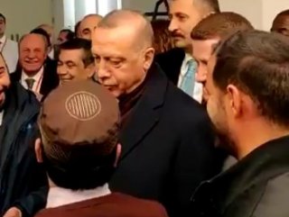 Cumhurbaşkanı Erdoğan'a 'seni seviyorum adamım' dedi