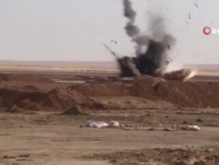 Tel Abyad'da bomba tuzaklı araç imha edildi