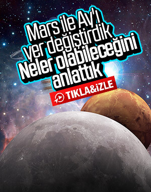 Mars ile Ay yer değiştirdiğinde Dünya'da yaşanacak olaylar