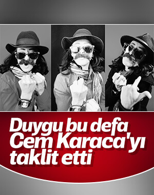 Editörümüz Duygu, Cem Karaca’yı taklit etti