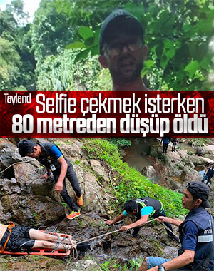 Fransız turist selfie çekerken şelaleden düştü