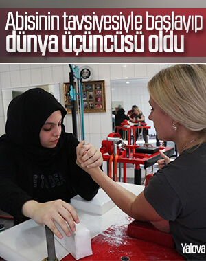 Bilek güreşçisi Nisa dünya üçüncüsü oldu