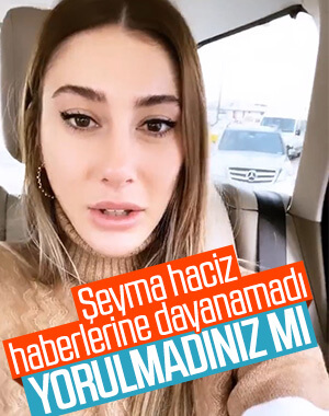 Şeyma Subaşı haciz haberlerine dayanamadı