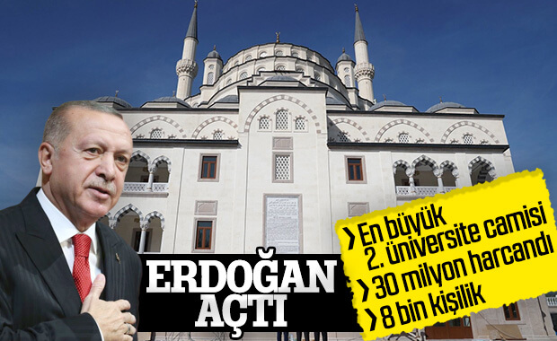 Cumhurbaşkanı Erdoğan cami açılışında konuştu