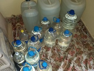 Adana'da 865 litre kaçak içki ele geçirildi