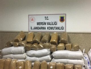 Mersin'de 665 kilo kaçak tütün ele geçirildi