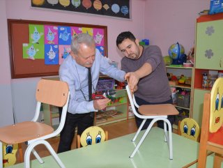 Sakarya'da ara tatilde okul tadilatı